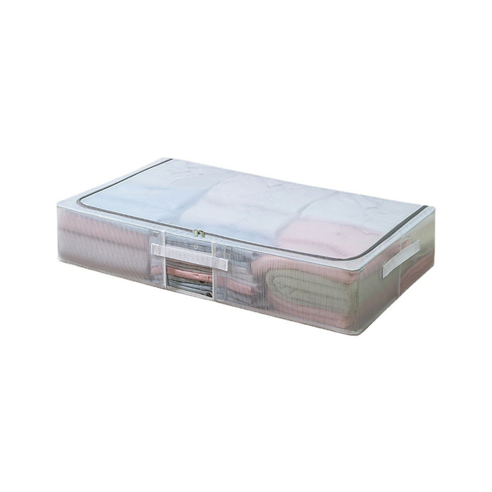 STORFEX Metal Frame Under Bed Storage Containers Cloth Storage Bin