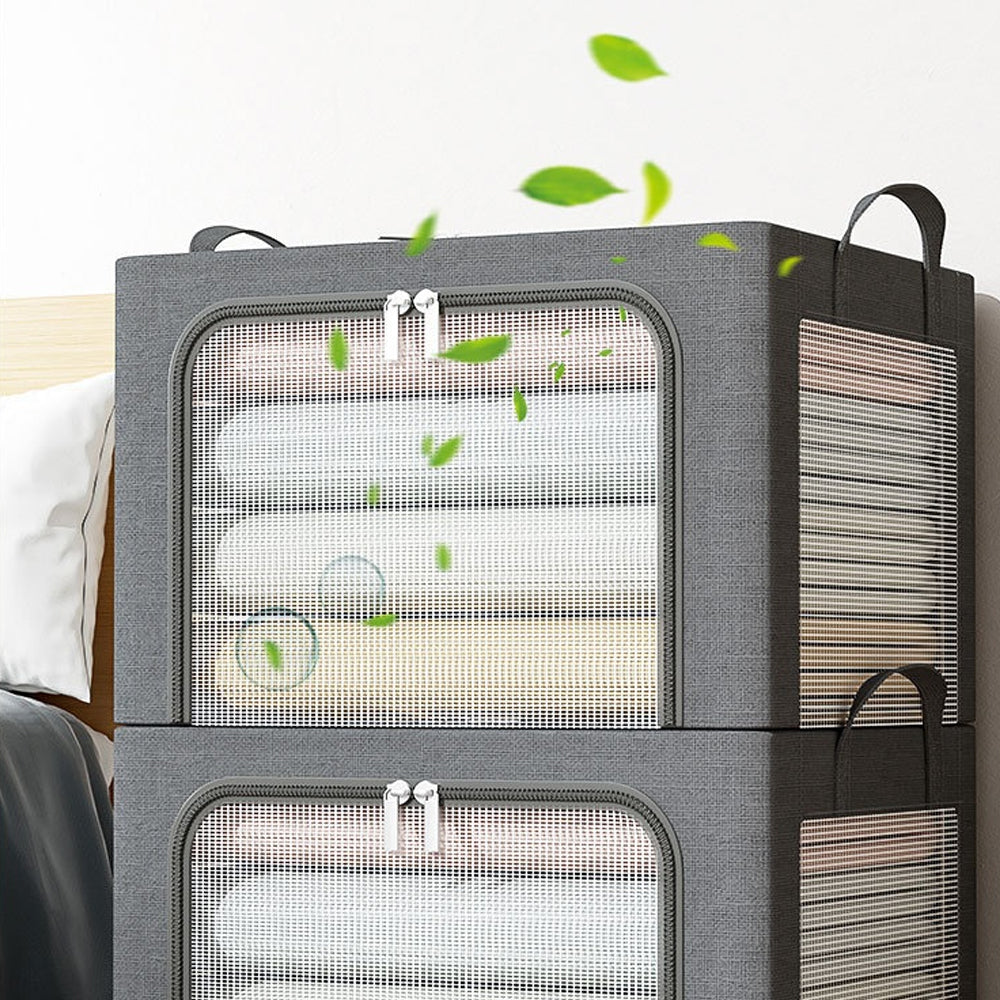 STORFEX Steel Framed Stackable Closet Storage Organizer