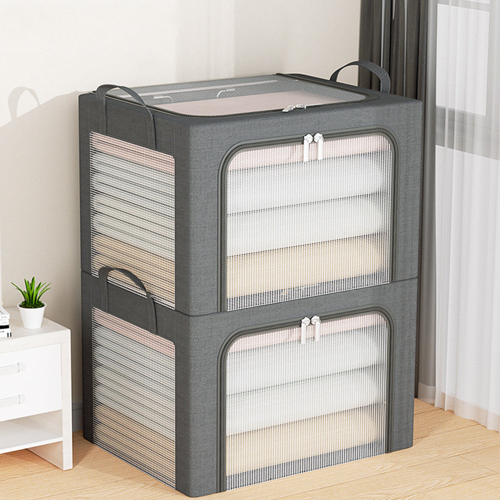STORFEX Steel Framed Stackable Closet Storage Organizer