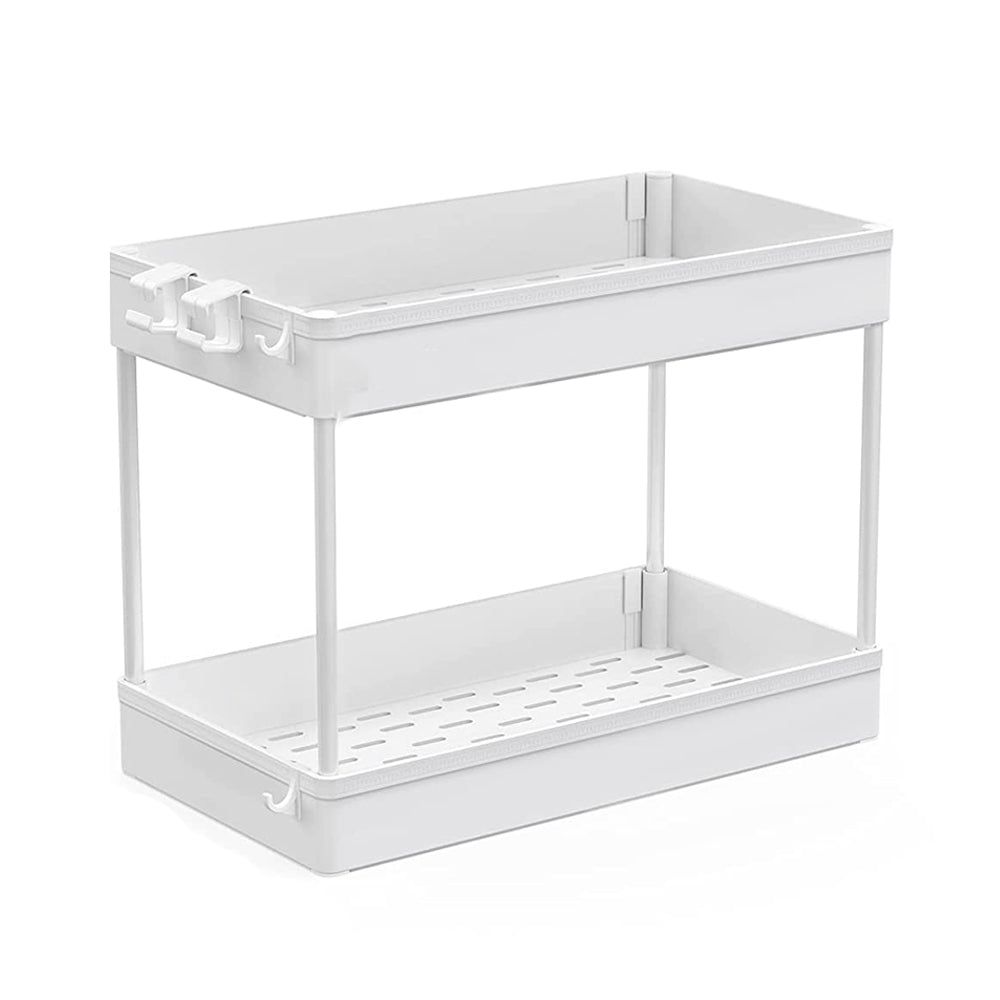 STORFEX 2-Tier Under Sink Storage Organizer Bathroom Standing Rack