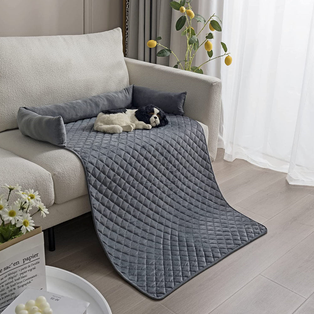  Plush Pet Sofa Cushion with Pillow - Ultimate Comfort for Your Pet_8