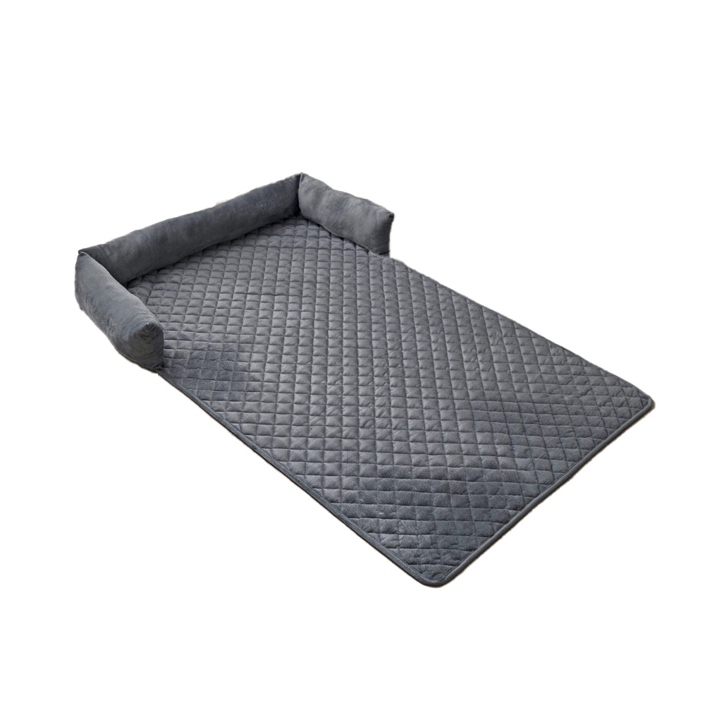  Plush Pet Sofa Cushion with Pillow - Ultimate Comfort for Your Pet_2