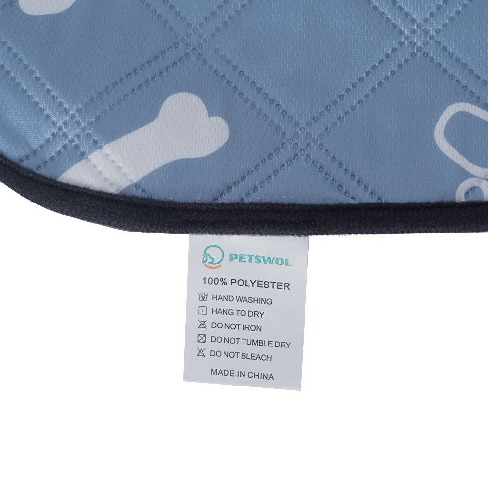 PETSWOL 2 Pack Pet Dog Diaper Bone Pattern Pee Pad