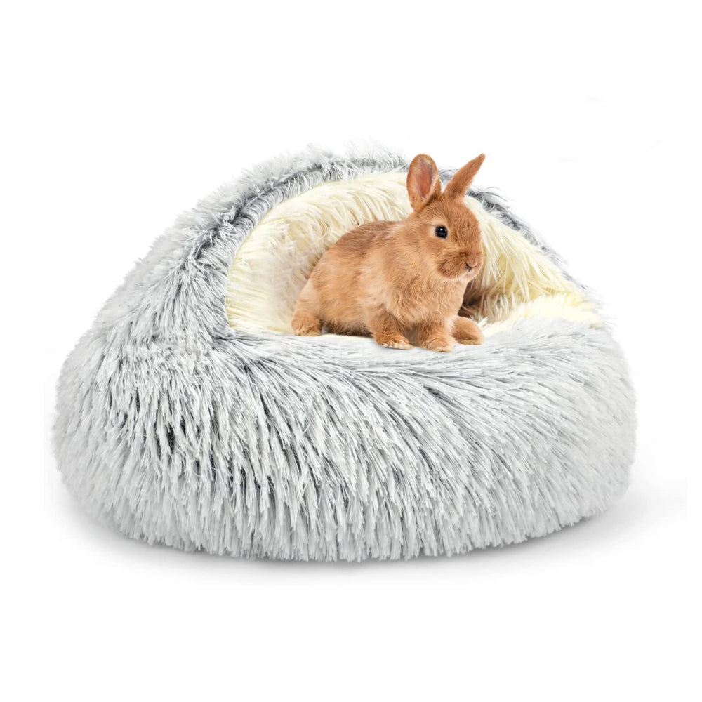PETSWOL Cozy Burrowing Cave Pet Bed for Dogs and Cats
