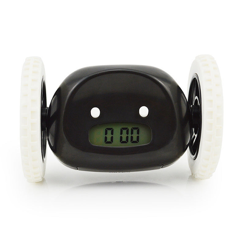 LED Lazy Running Electronic Digital Alarm Clock- Battery Operated