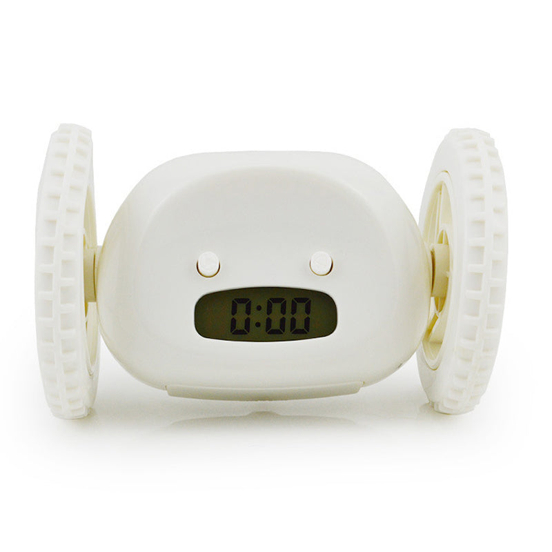 LED Lazy Running Electronic Digital Alarm Clock- Battery Operated