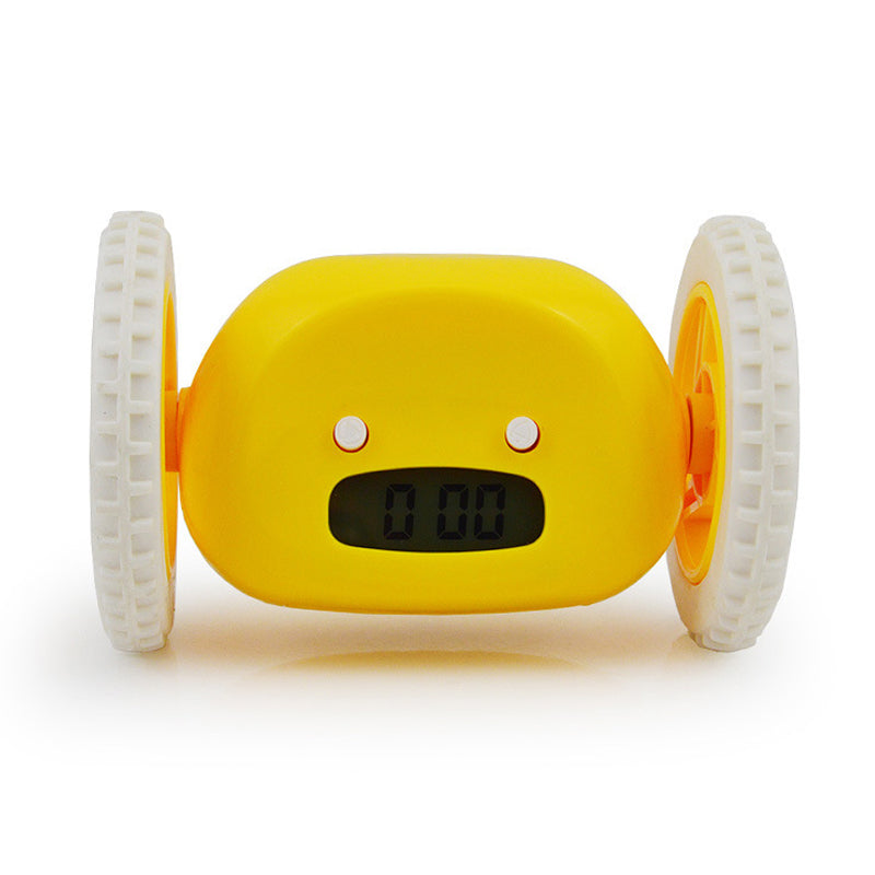 LED Lazy Running Electronic Digital Alarm Clock- Battery Operated