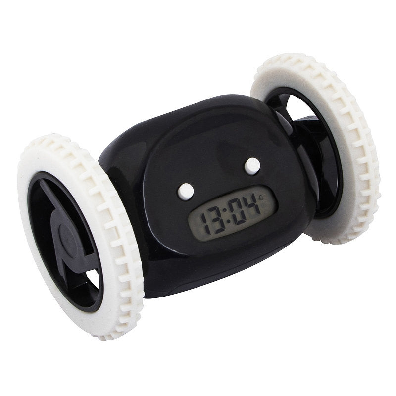 LED Lazy Running Electronic Digital Alarm Clock- Battery Operated