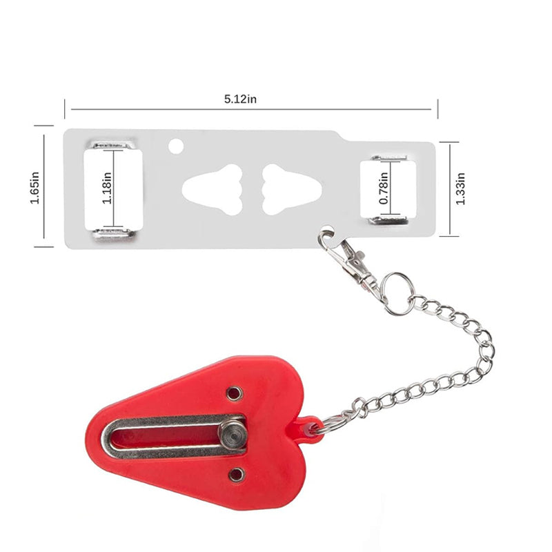 Anti-Theft Portable Travel Door Lock Inside Locker Security Device