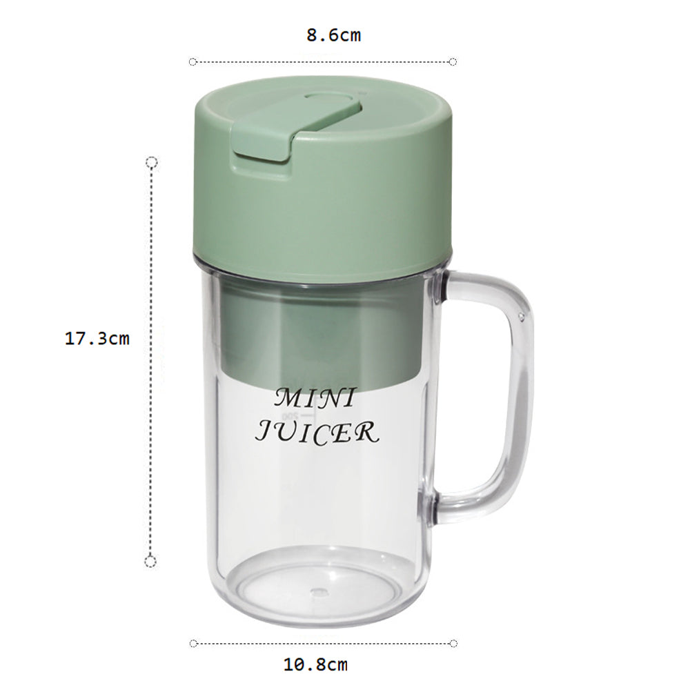 10-Blades Portable Electric Juicer Mug USB -Rechargeable