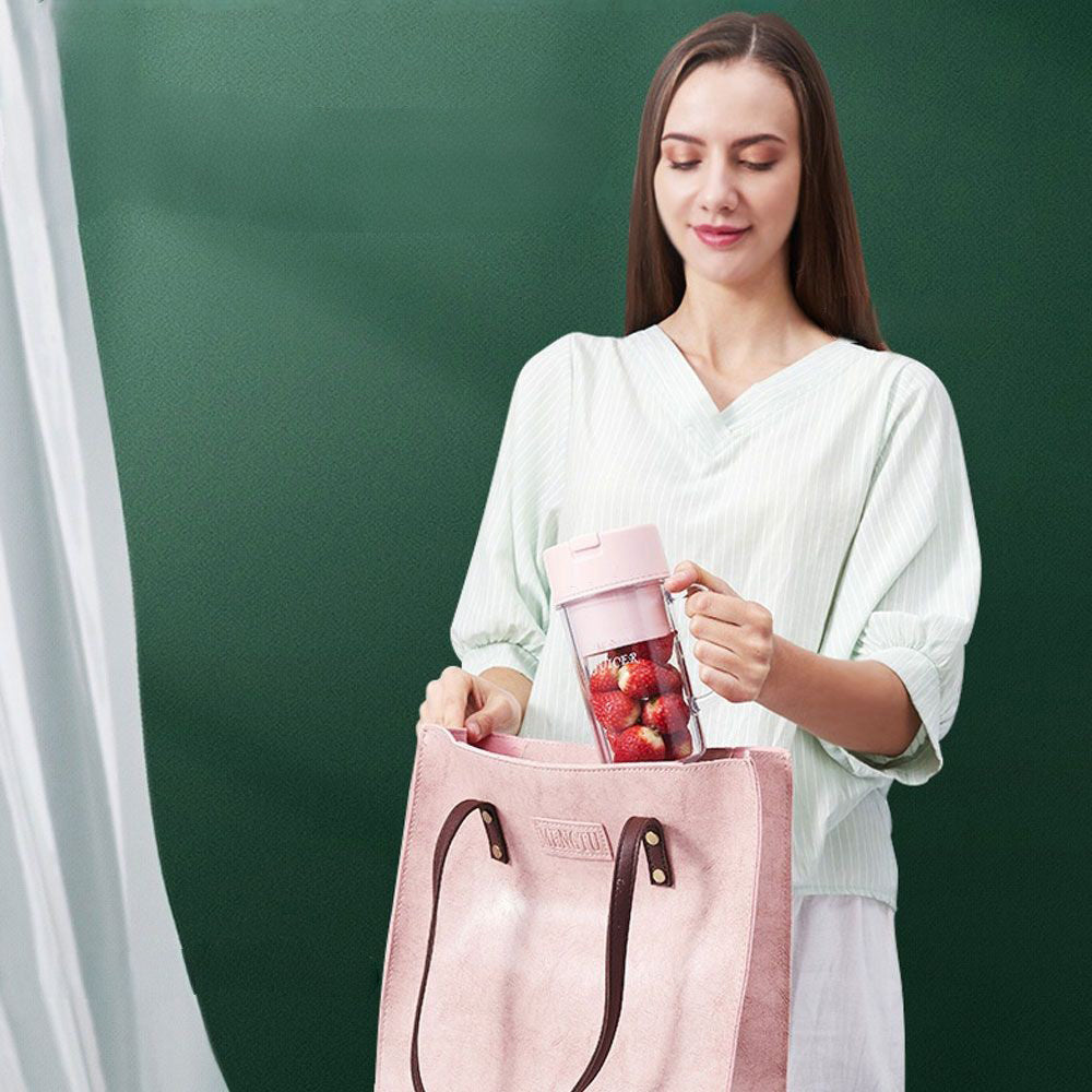 10-Blades Portable Electric Juicer Mug USB -Rechargeable