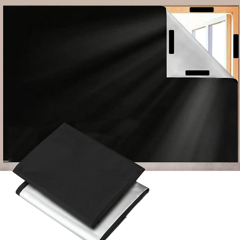 DIY Full Blackout Cloth Curtain Oxford Fabric Sun Protection Curtain