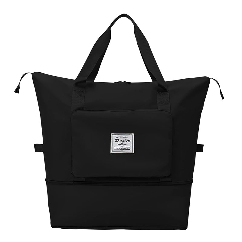 Large Capacity Collapsible Travel Bag with Dry and Wet Compartment