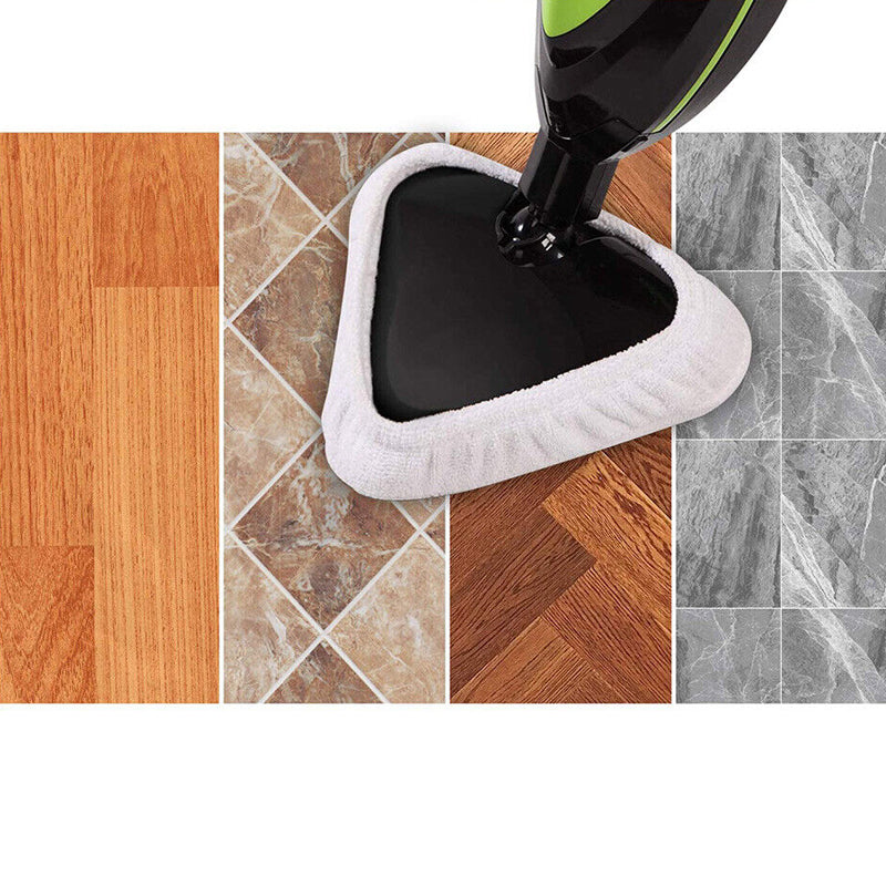 Pack of 6 Replacement Washable and Reusable Triangle Steam Mop Pads