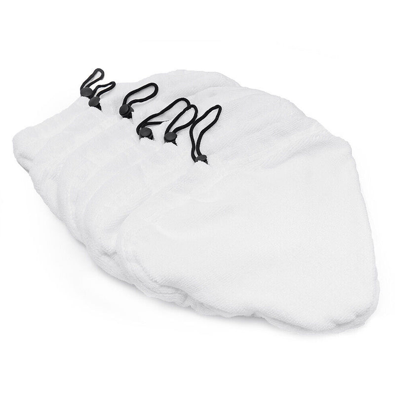 Pack of 6 Replacement Washable and Reusable Triangle Steam Mop Pads