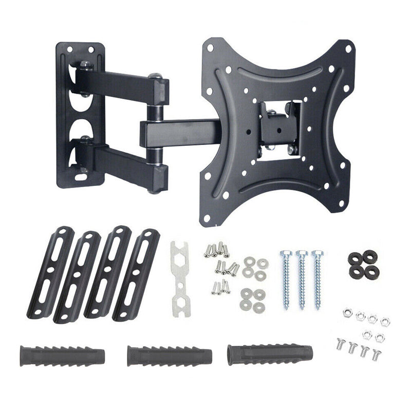 Full Motion TV Wall Mount Bracket Swivel Tilt for 32 to 55-inch TV