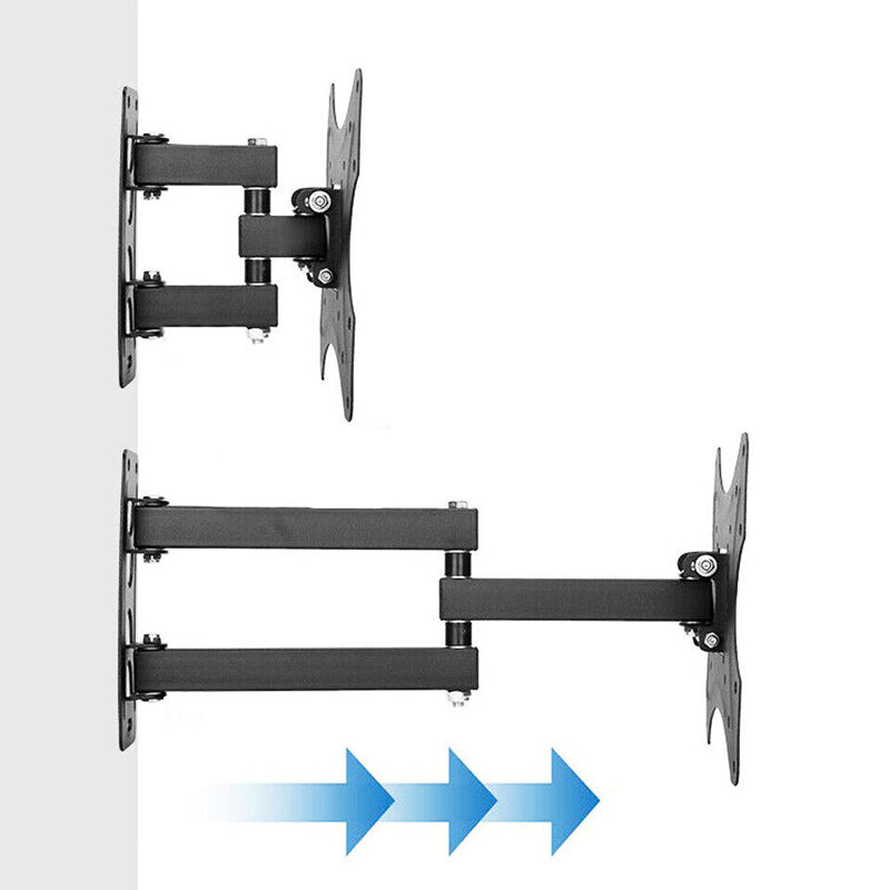 Full Motion TV Wall Mount Bracket Swivel Tilt for 32 to 55-inch TV