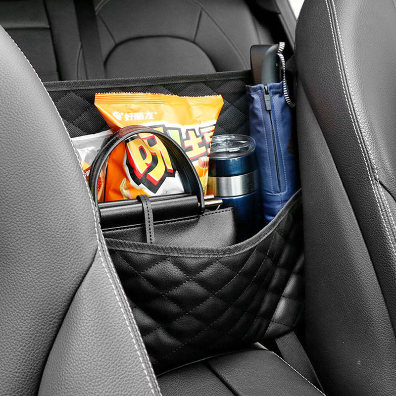 Car Pocket Handbag Holder Center Gap Storage Organizer- Car Accessory