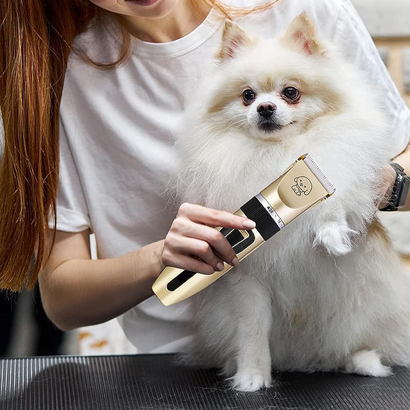 Cat Dog Pet Clippers Hair Electric Clipper Grooming Trimmer Shaver Cordless Kit