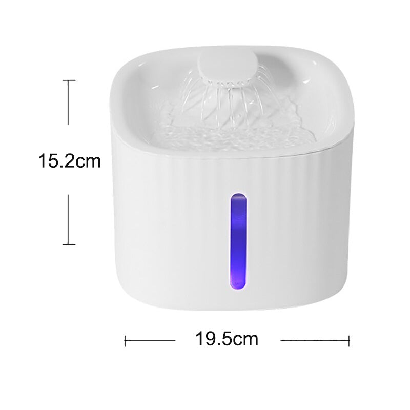 3L Quiet Operations Automatic Pet Water Fountain with Wireless Pump