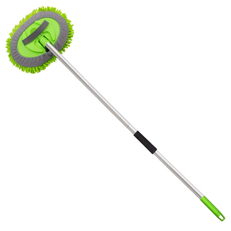 Three Sections Scratch-Free Aluminum Alloy Microfiber Car Washing Mop
