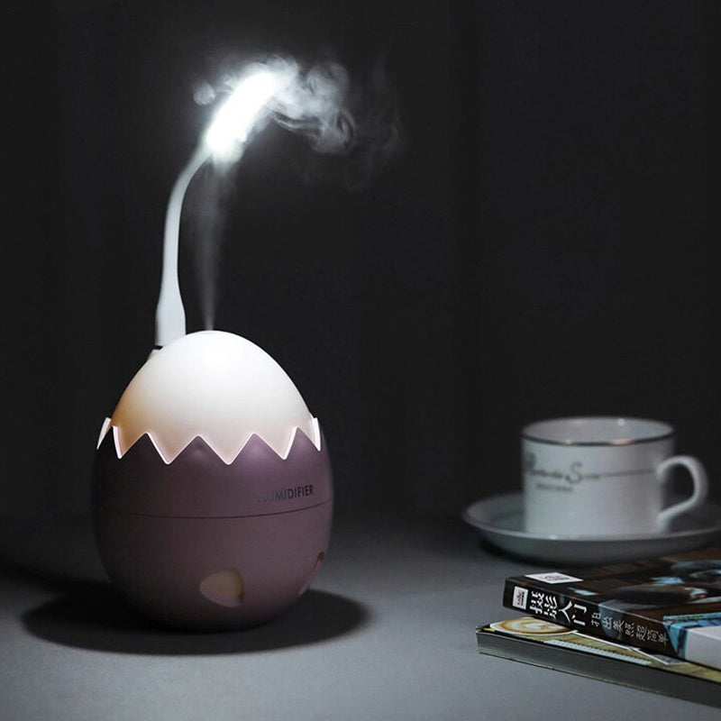 Egg Shaped Ultrasonic Air Humidifier Essential Oil Diffuser- USB Powered