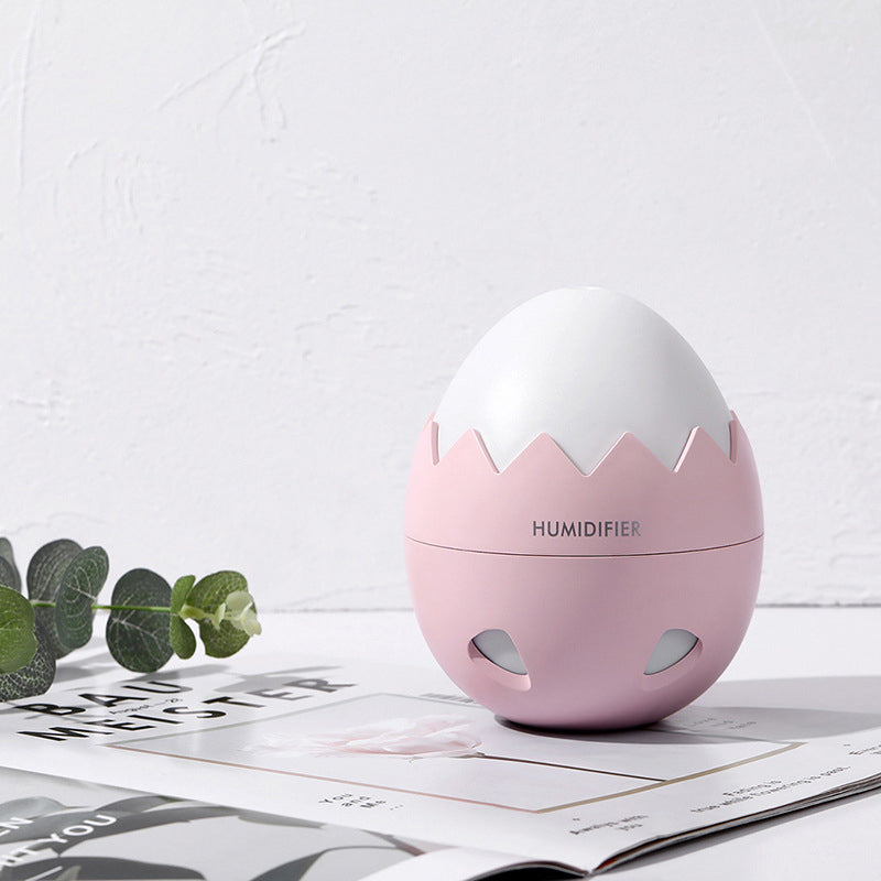 Egg Shaped Ultrasonic Air Humidifier Essential Oil Diffuser- USB Powered