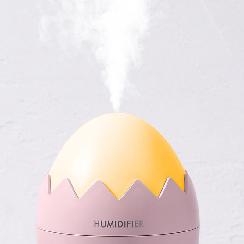 Egg Shaped Ultrasonic Air Humidifier Essential Oil Diffuser- USB Powered