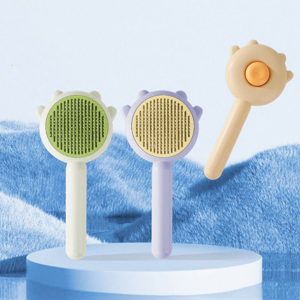 Universal Needle Brush Pet De-shedding Massaging Grooming Comb