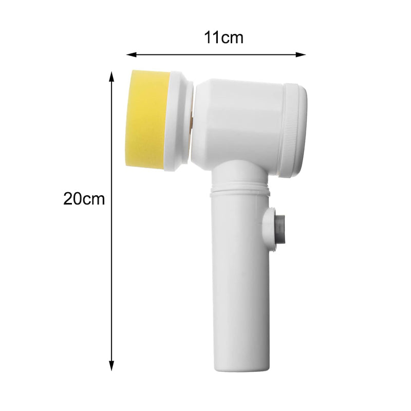 5-in-1 Cordless Electric Deep Cleaning Handheld Brush - USB Rechargeable