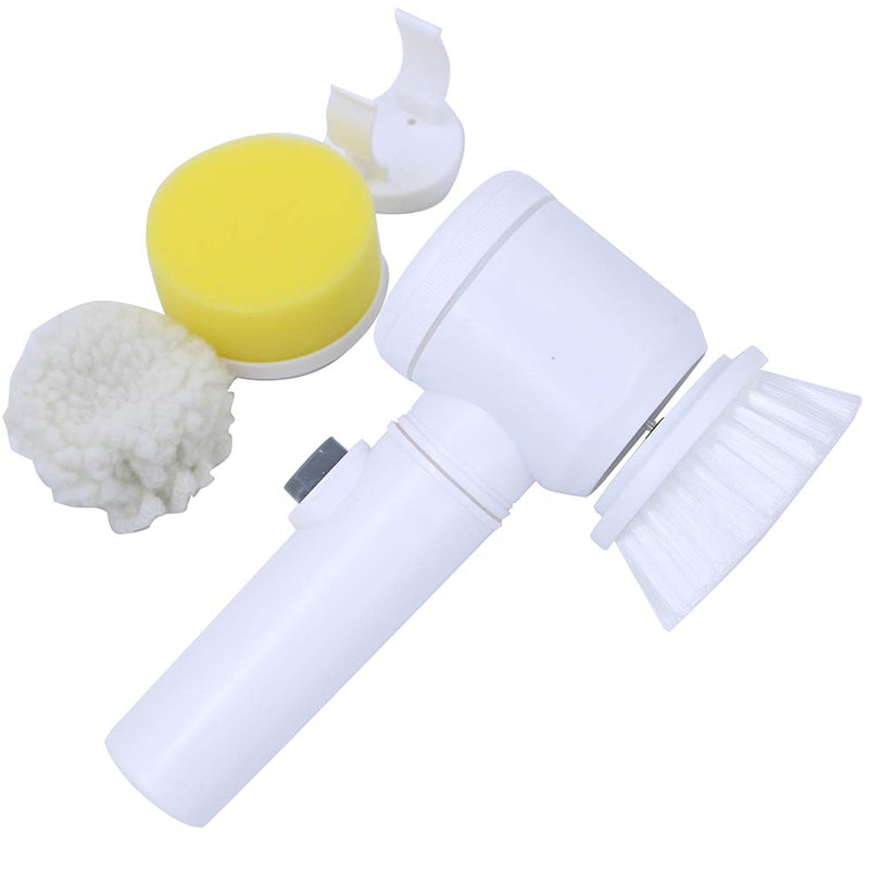 5-in-1 Cordless Electric Deep Cleaning Handheld Brush - USB Rechargeable