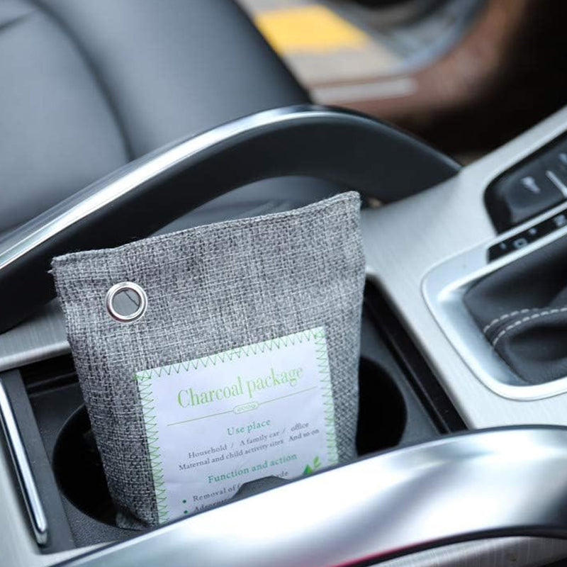 Pack of 5 Activated Bamboo Charcoal Air Purifying Deodorizing Bags