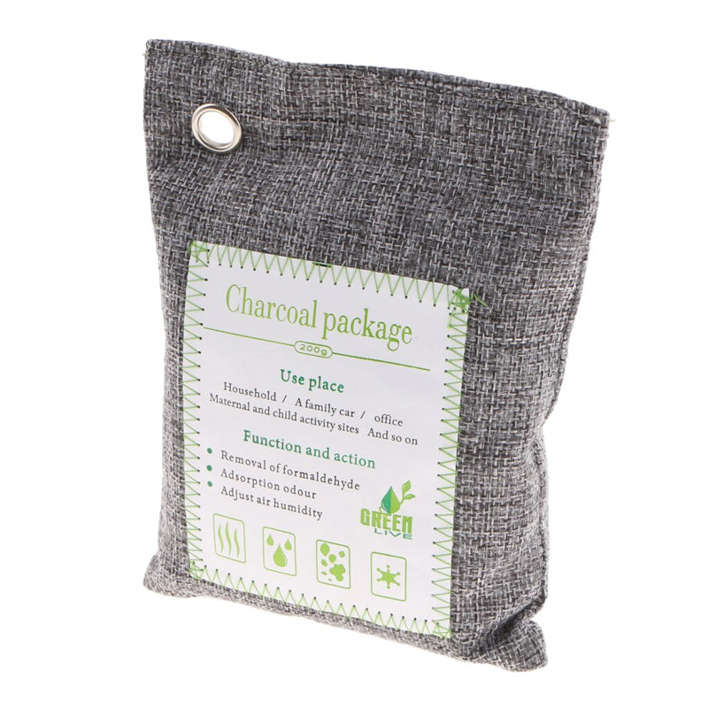 Pack of 5 Activated Bamboo Charcoal Air Purifying Deodorizing Bags