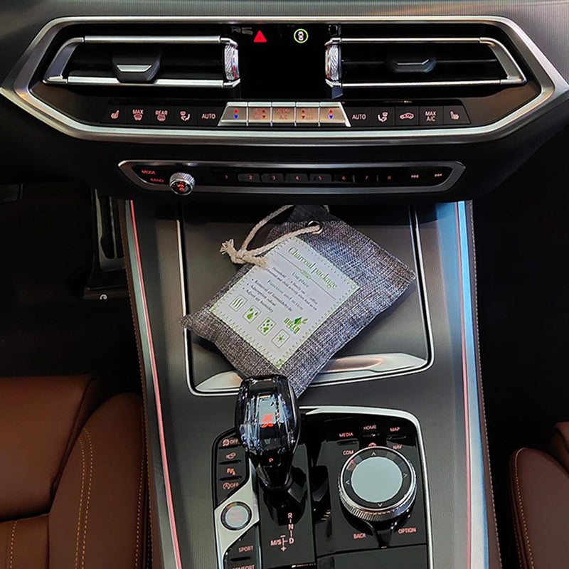 Pack of 5 Activated Bamboo Charcoal Air Purifying Deodorizing Bags