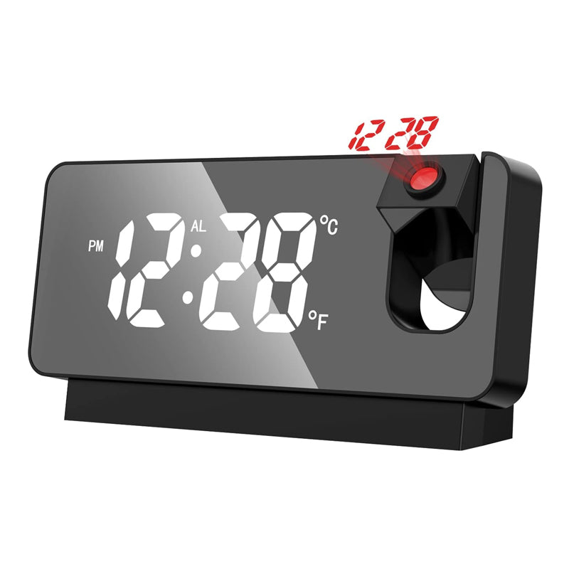 Wall Projection Digital Display Alarm Clock with Thermometer Function