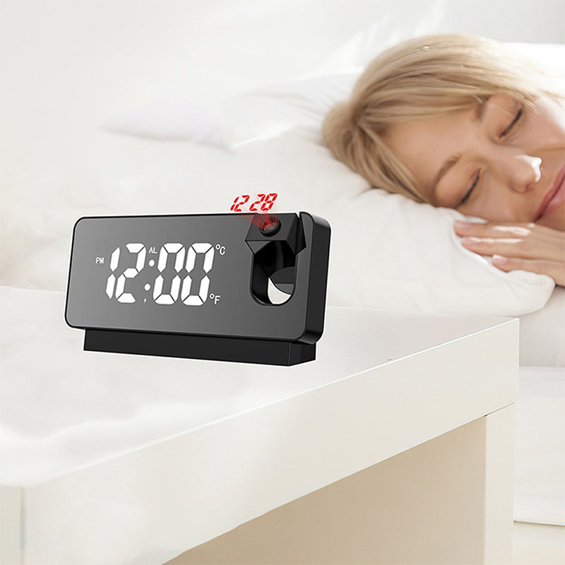 Wall Projection Digital Display Alarm Clock with Thermometer Function