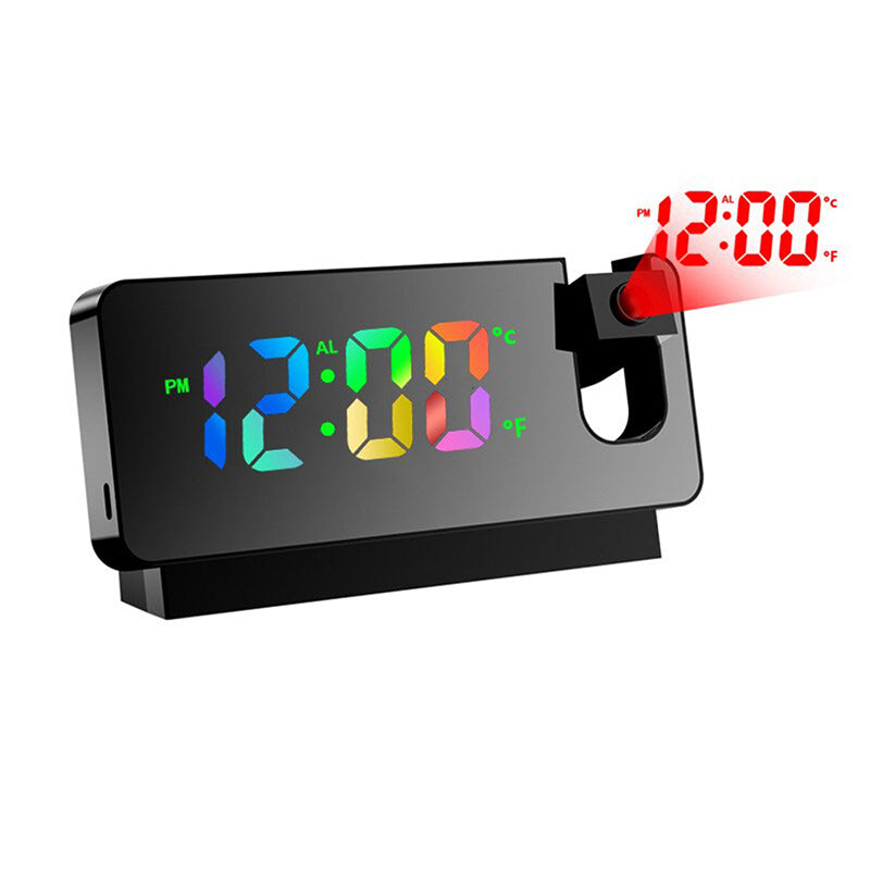 Wall Projection Digital Display Alarm Clock with Thermometer Function