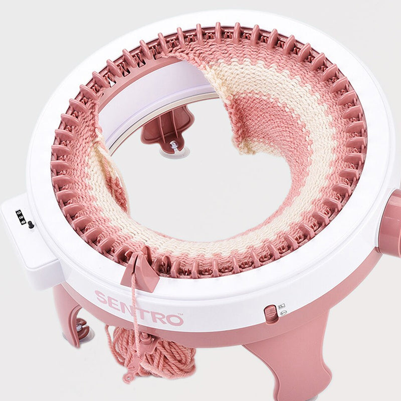 Smart Weaving Knitting Machine Efficient Scarf Maker with Row Counter