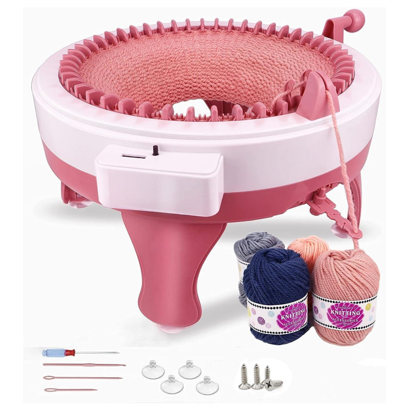 Smart Weaving Knitting Machine Efficient Scarf Maker with Row Counter