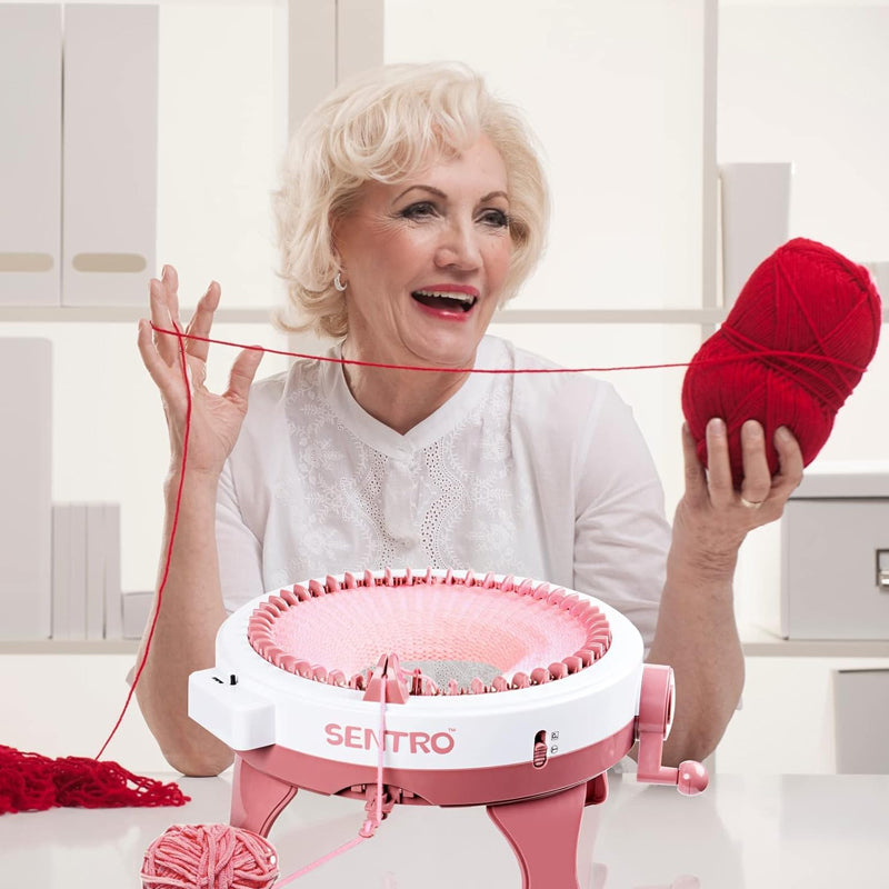 Smart Weaving Knitting Machine Efficient Scarf Maker with Row Counter