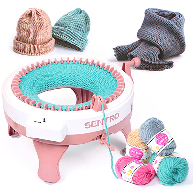 Smart Weaving Knitting Machine Efficient Scarf Maker with Row Counter