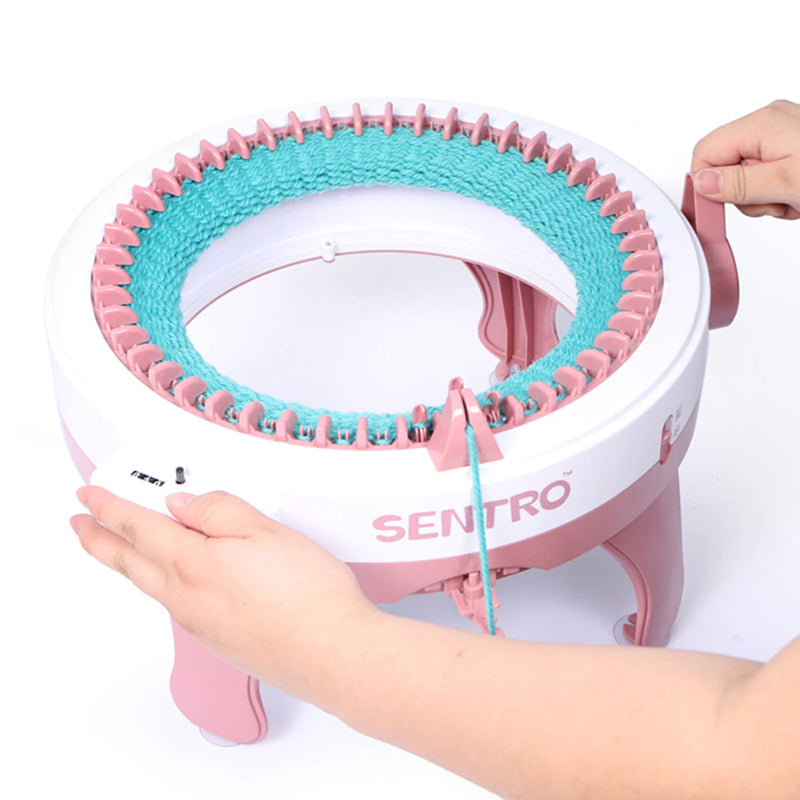 Smart Weaving Knitting Machine Efficient Scarf Maker with Row Counter