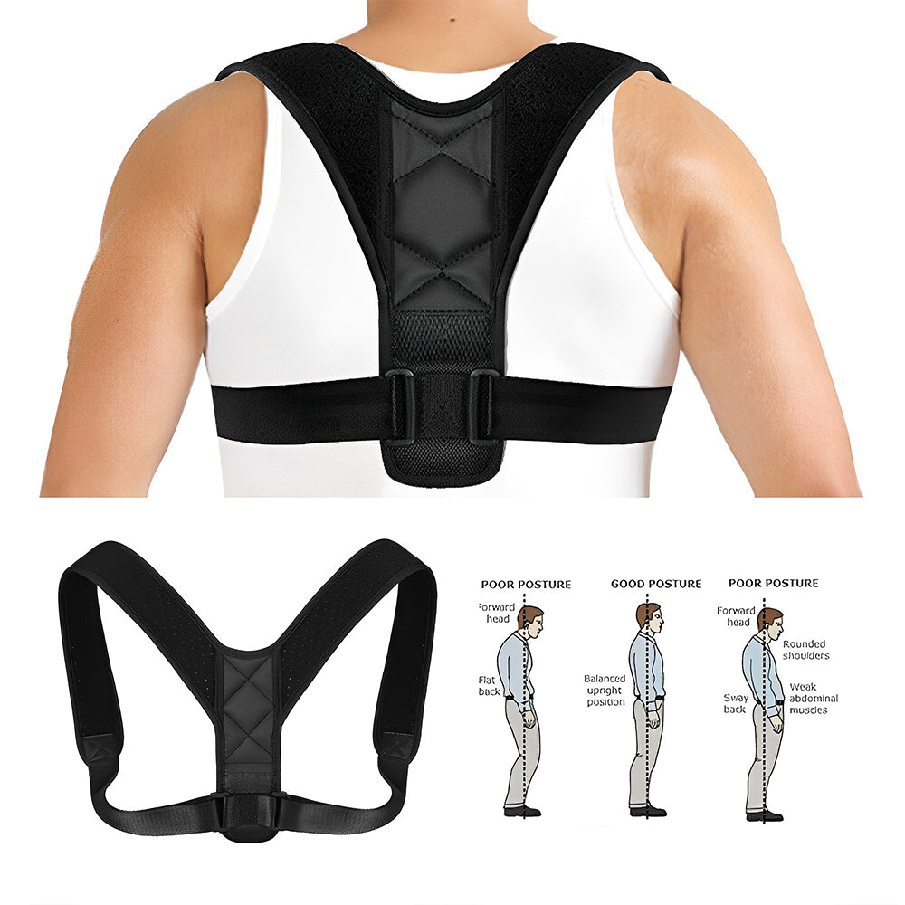 Posture Clavicle Support Corrector Back Straight Shoulders Brace Strap
