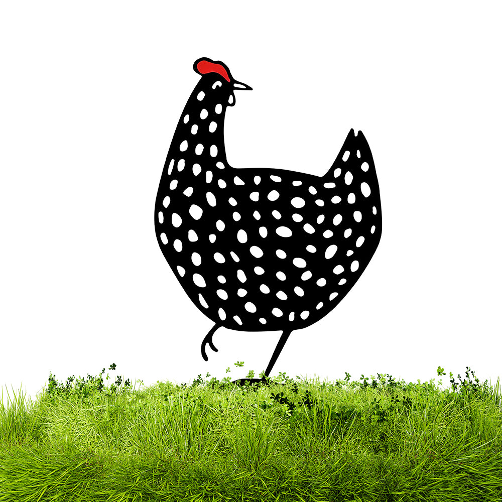 5X Garden Ornaments Chicken Yard Art Garden Backyard Lawn Decor