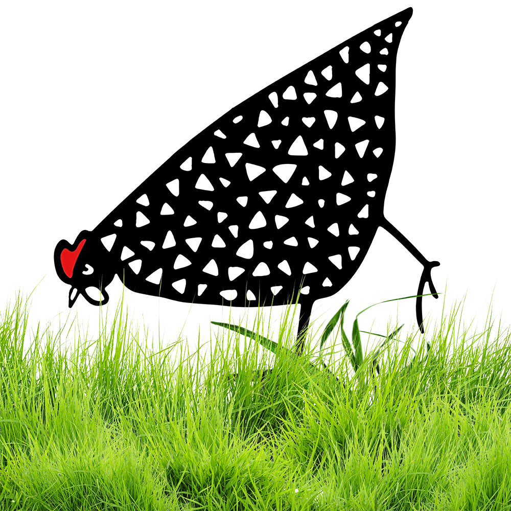 5X Garden Ornaments Chicken Yard Art Garden Backyard Lawn Decor