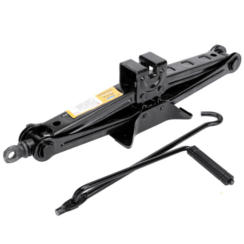 2 Tons Capacity Heavy-Duty Car Lifting Scissor Jack with Ratchet Wrench