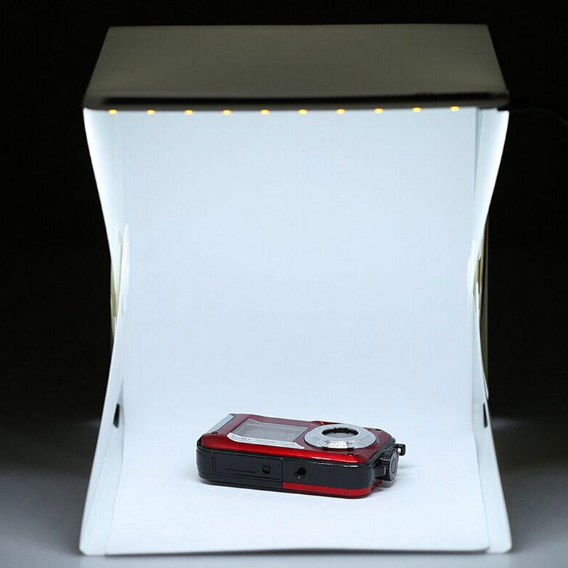 9" Mini Foldable Photography Lightbox Studio Lightroom LED Softbox