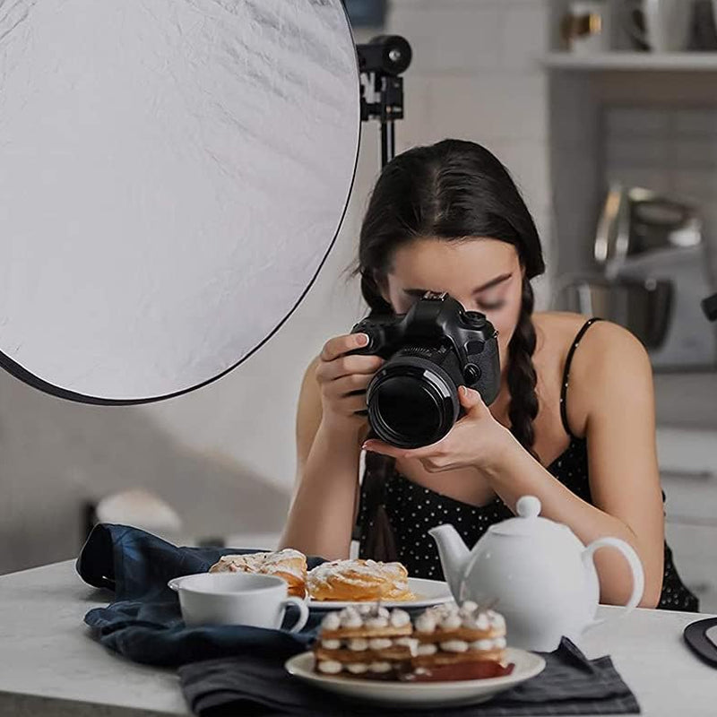 5-in-1 Multiple Collapsible Photo Reflector with Handlebar and Case