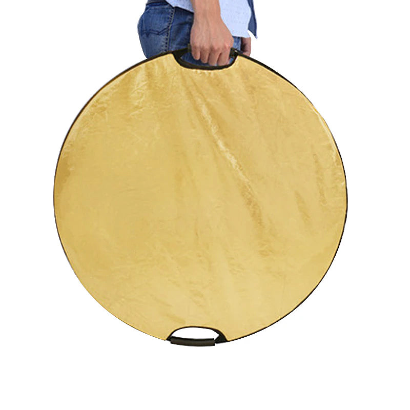 5-in-1 Multiple Collapsible Photo Reflector with Handlebar and Case