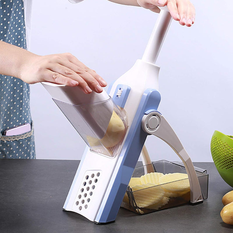 4-in-1 Safe and Steady Mandolin Vegetable Slicer Ingredient Chopper